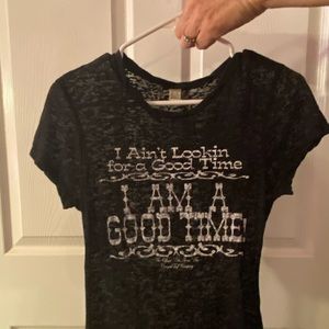 Cute shirt with a little saying on it